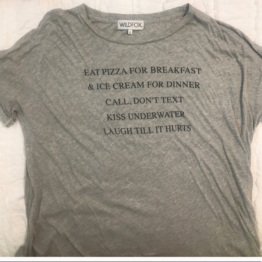 Oversized Wildfox shirt