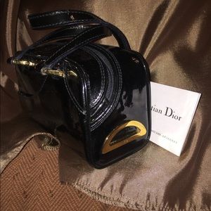 Authentic Christian Dior micro mini cannage purse