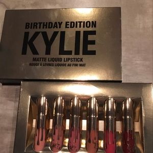 Kylie Jenner Birthday Edition matte lipsticks