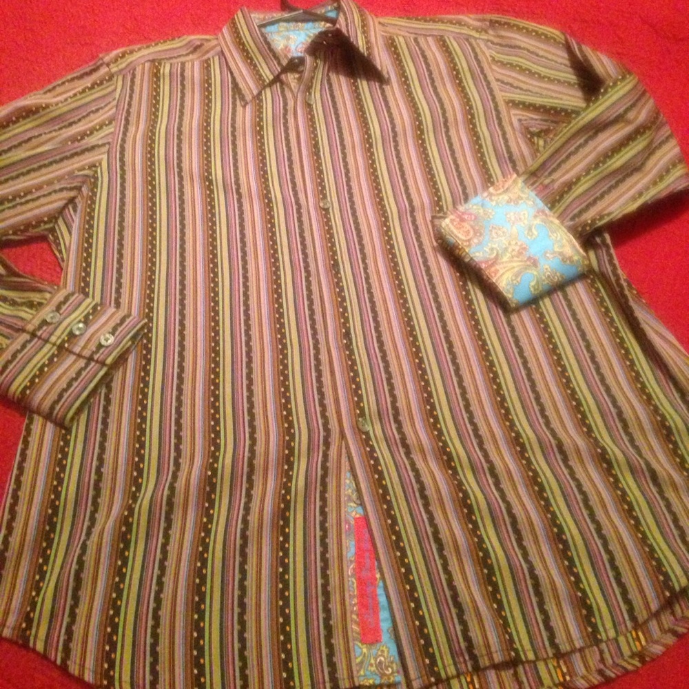 Men's Robert Graham Large Button down Shirt!