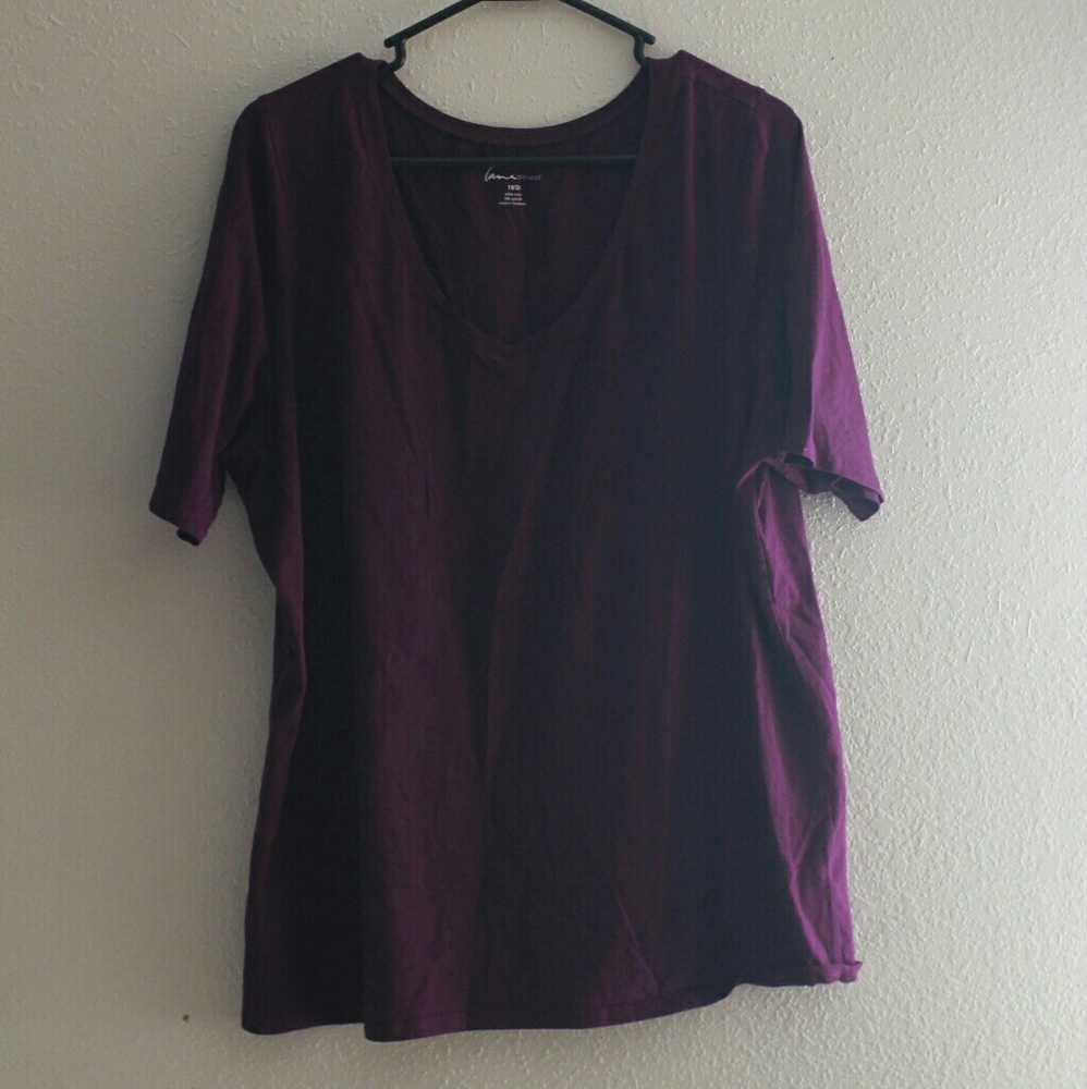 Lane Bryant 18/20 plum shirt