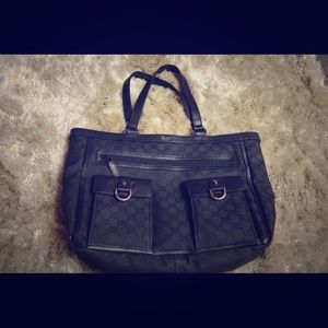 Black Authentic Gucci Tote