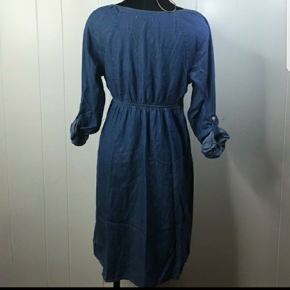 🚫SOLD🛇Old navy denim dress(was$25) - Picture 2 of 2