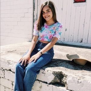 High waisted mom jeans