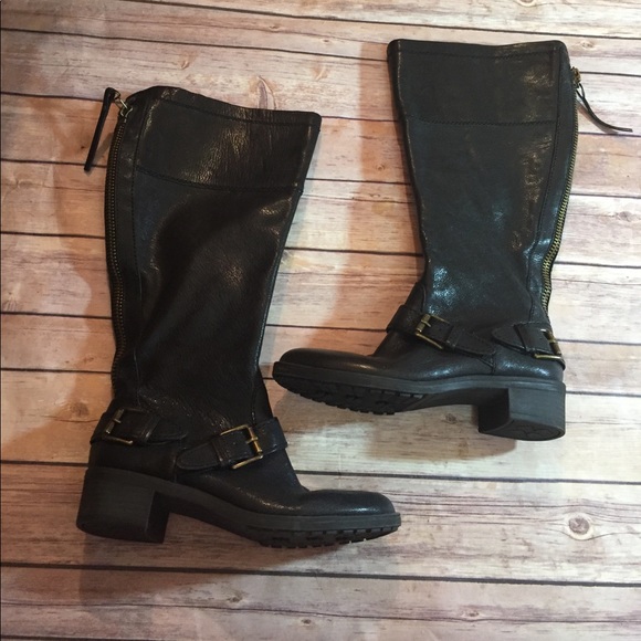 wide shaft riding boots
