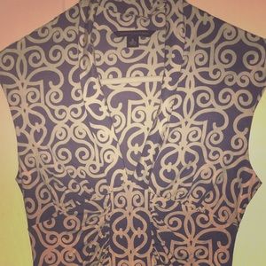 Banana Republic Blue & White Dress