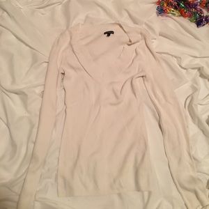 Express, cream colored sweater.