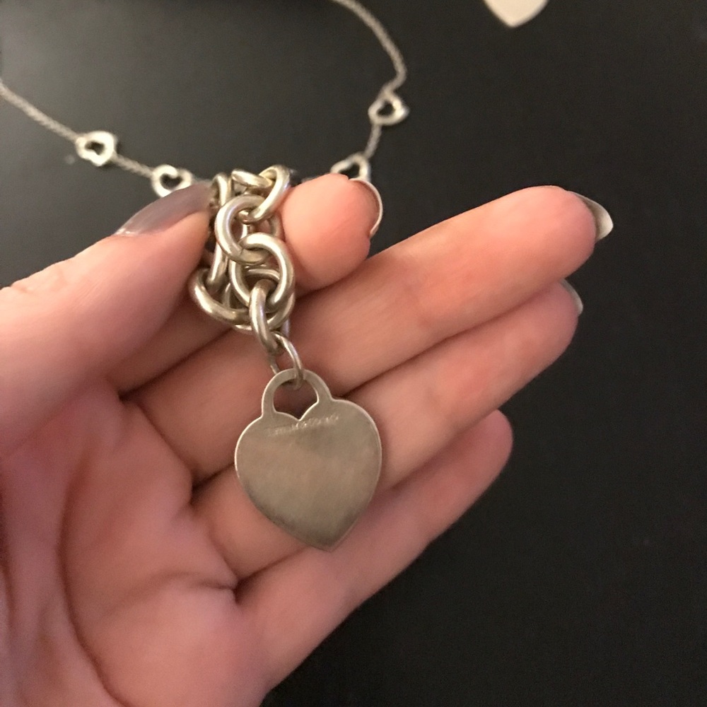 Tiffany & Co silver classic heart choker