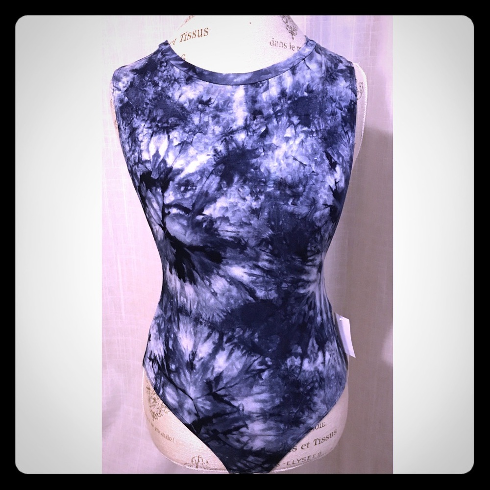 Tie Dye Muscle Tee Bodysuit