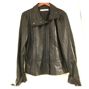 Kenneth Cole Black Leather Jacket