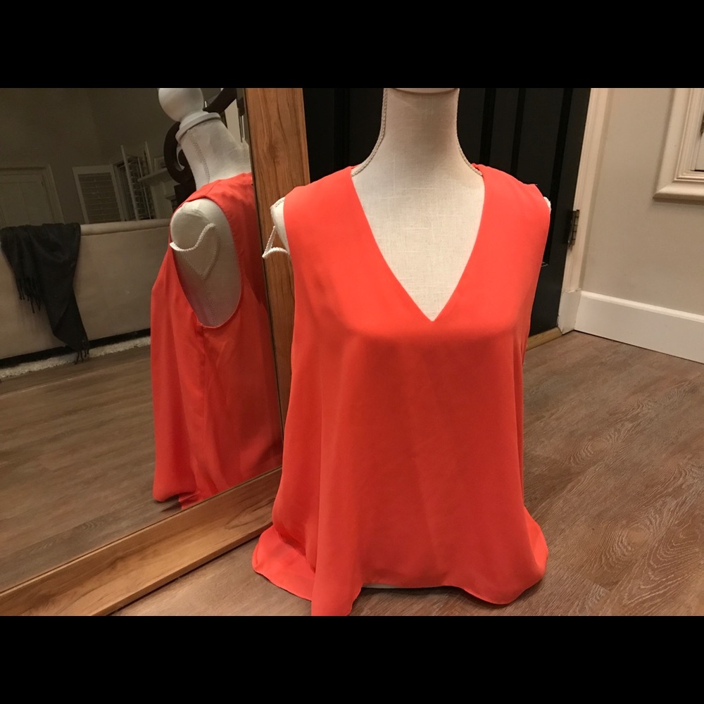 Joan Vass Coral 🌼🦀 Open Back Top