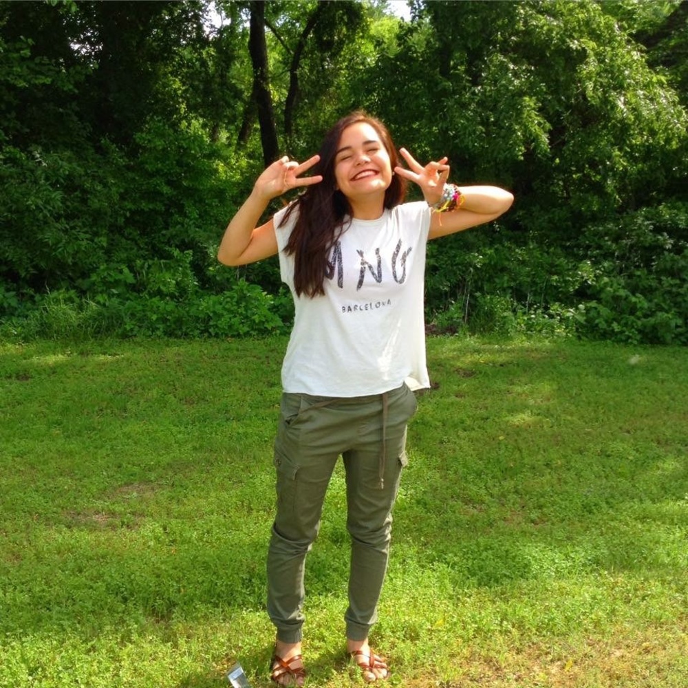 Army green jeans