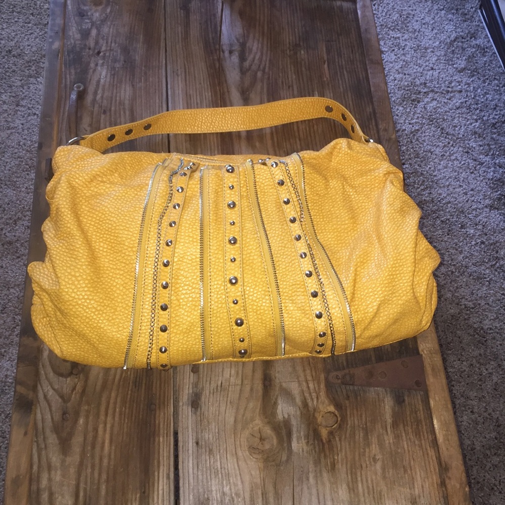 Yellow purse