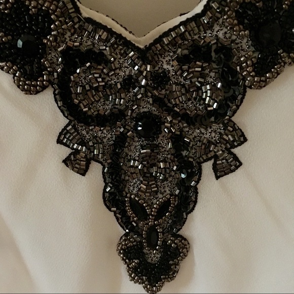 BNWT, Jkara, Stunning, Beaded, Tank/Shawl! - Picture 5 of 8