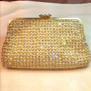 La Regale Gold Clutch evening bag