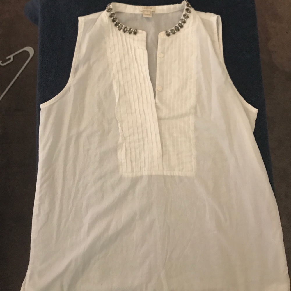 Never Worn J Crew Sleeveless Blouse!!