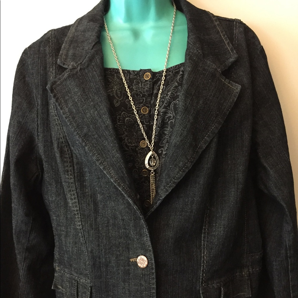 Women's Plus Size Denim Jacket