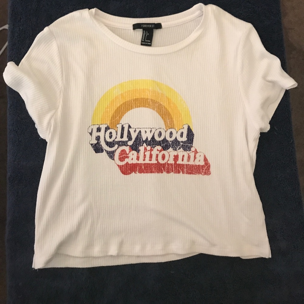 F21 White Crop Top!!!