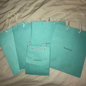 Tiffany Bags (4 big bags, 1 normal bag)