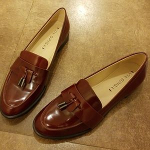 Via Spiga maroon loafers, 6M