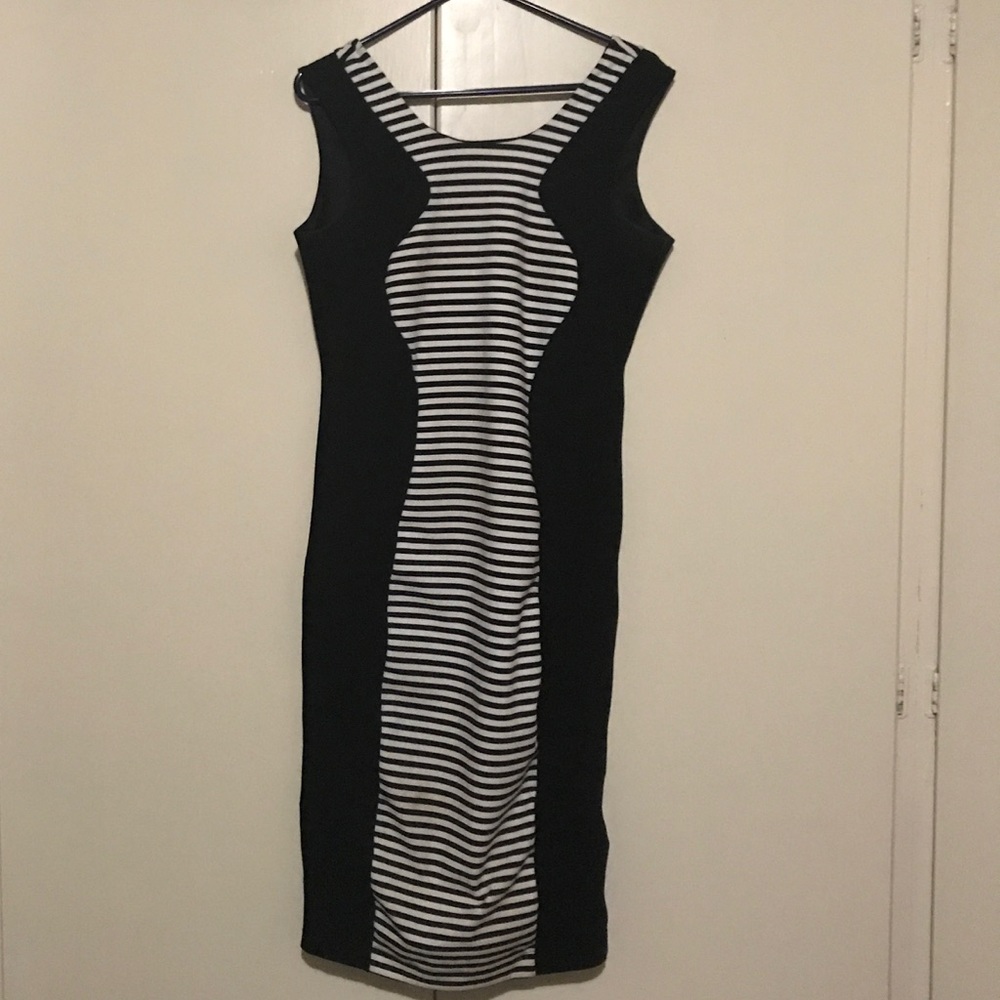 Flattering and funky body-con dress