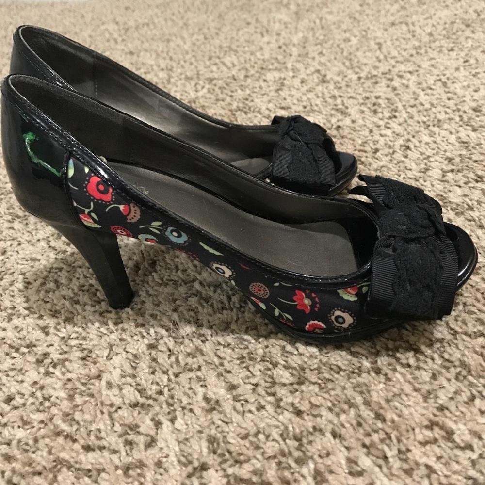 👠Peep Toe Heels - Picture 3 of 6