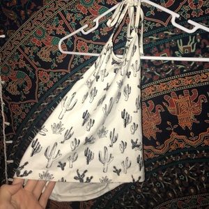 cactus halter top