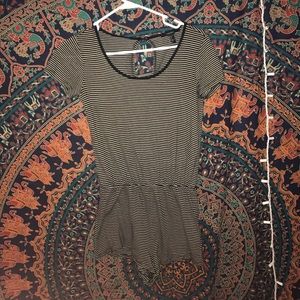 striped romper