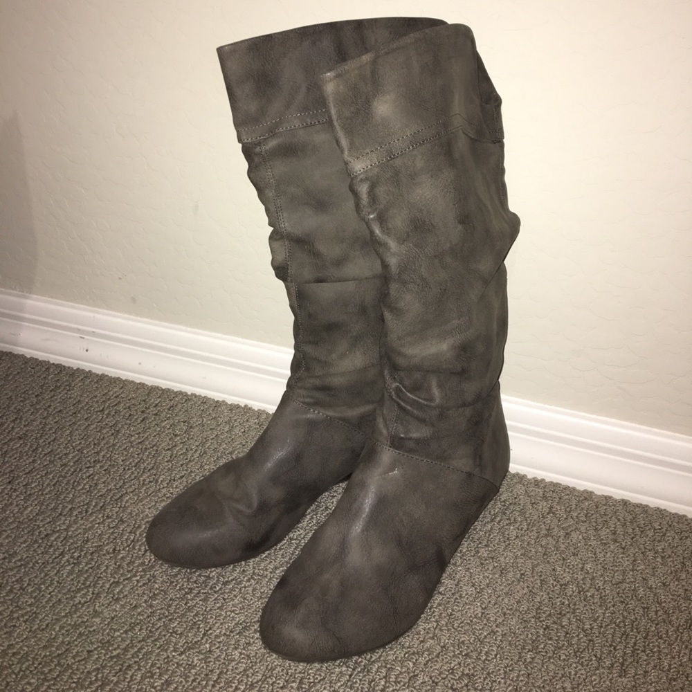Gray Boots