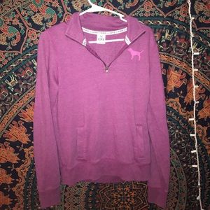 victoria's secret PINK 1/4 zip