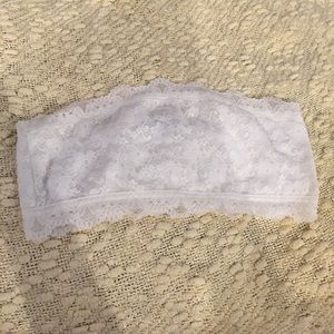 Urban Outfitters White Lace Bandeau