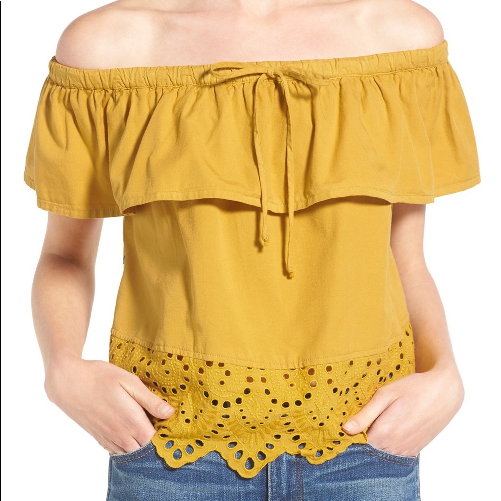 🆕 MADEWELL 'Balcony' off the shoulder top