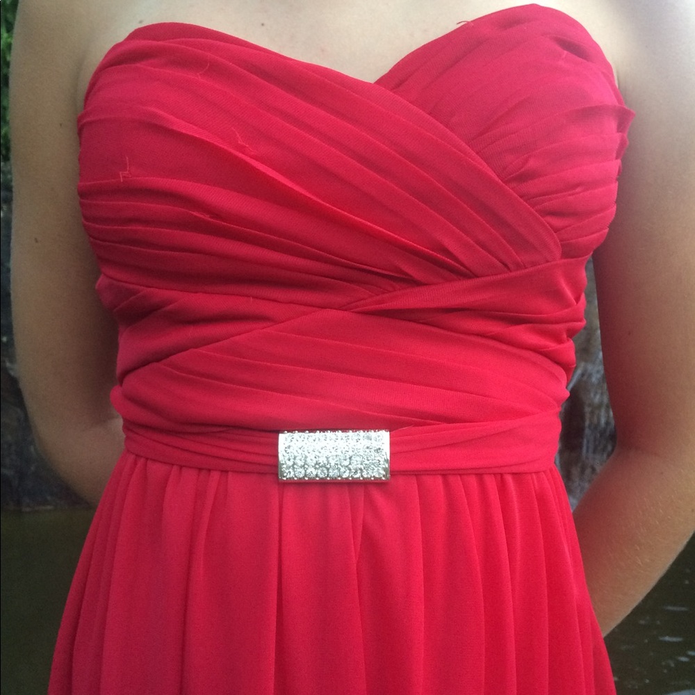 Teeze Me RED prom/homecoming dress size three