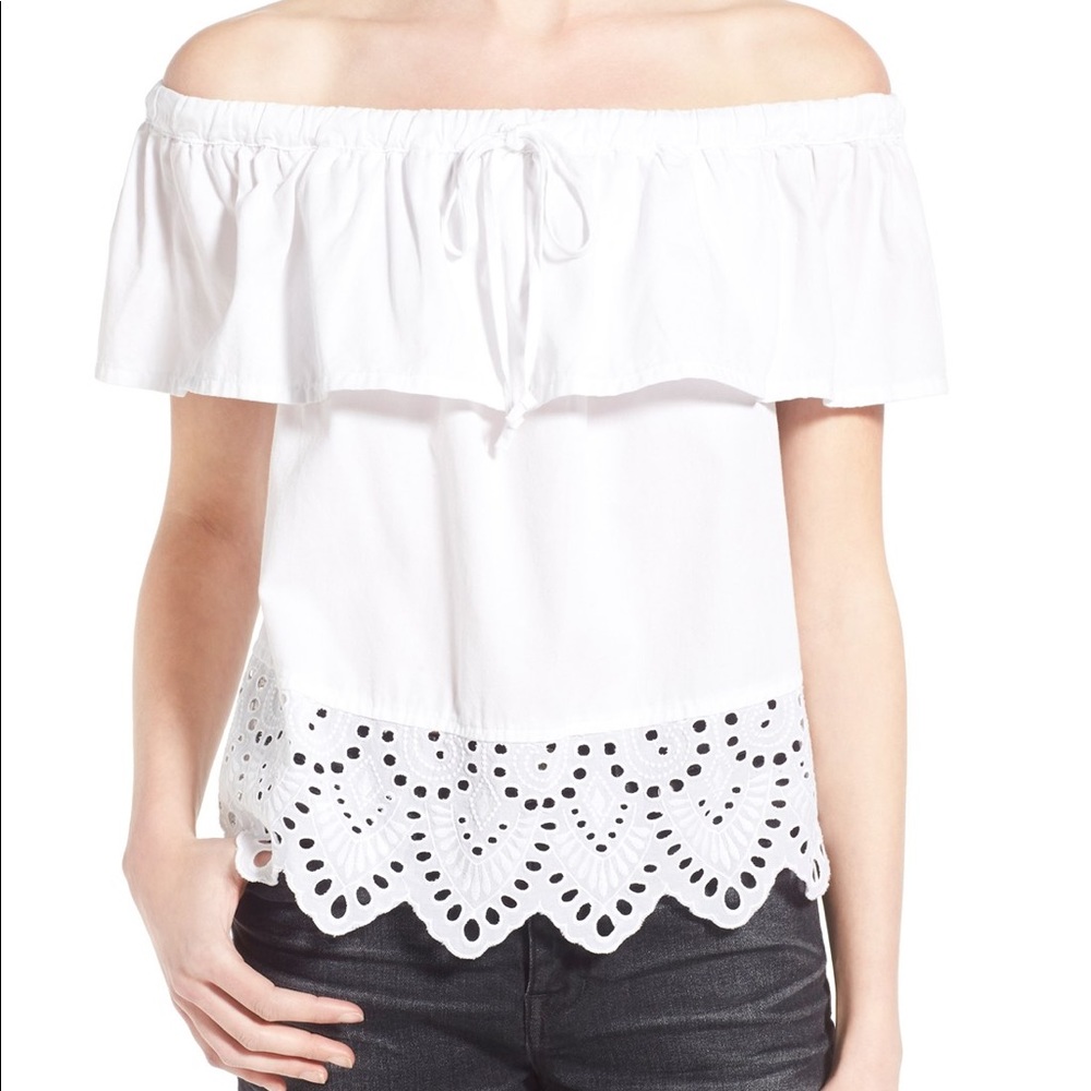 🆕 MADEWELL 'Balcony' off the shoulder top