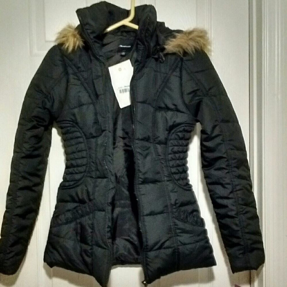 Womens Rampage Puffer Jacket with Hood, Sz XS, Nwt