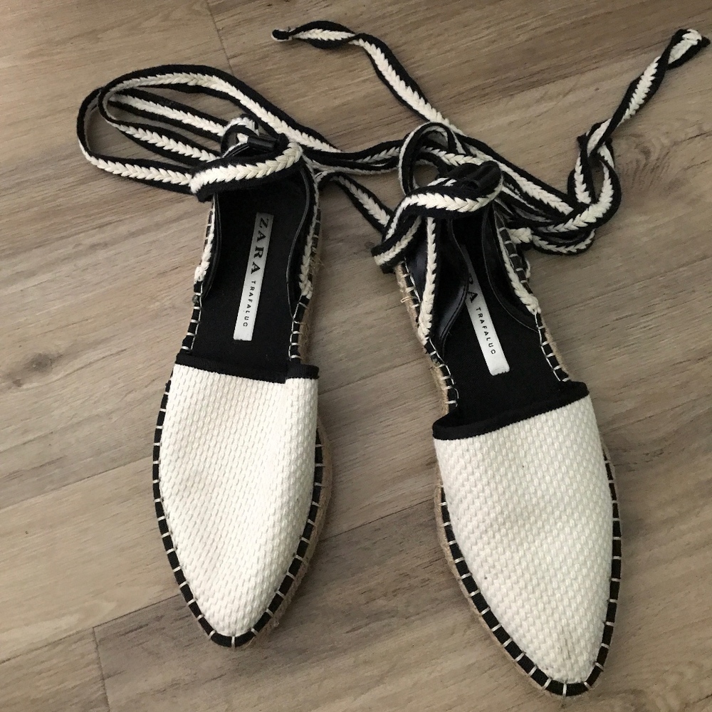 Zara Ankle Tie Espadrilles