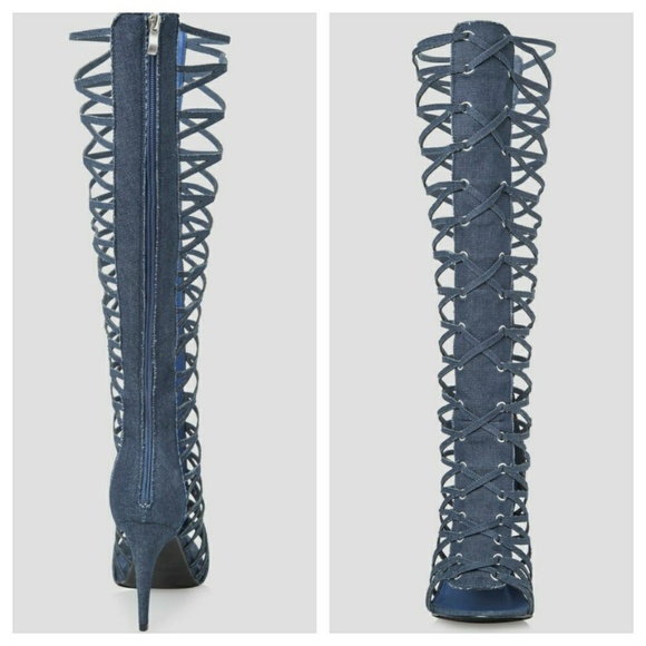 Gladiator Heels, Size 12W NIB - Picture 2 of 2