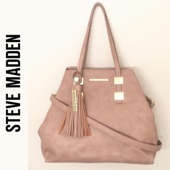 Steve Madden Handbags - Steve Madden Camel Colored Tote-Offers Welcome🌸