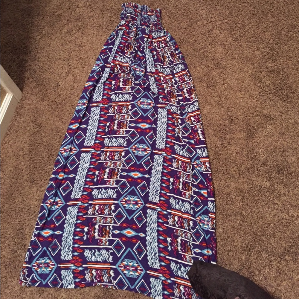 Aztec maxi dress