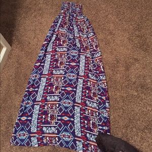 Aztec maxi dress