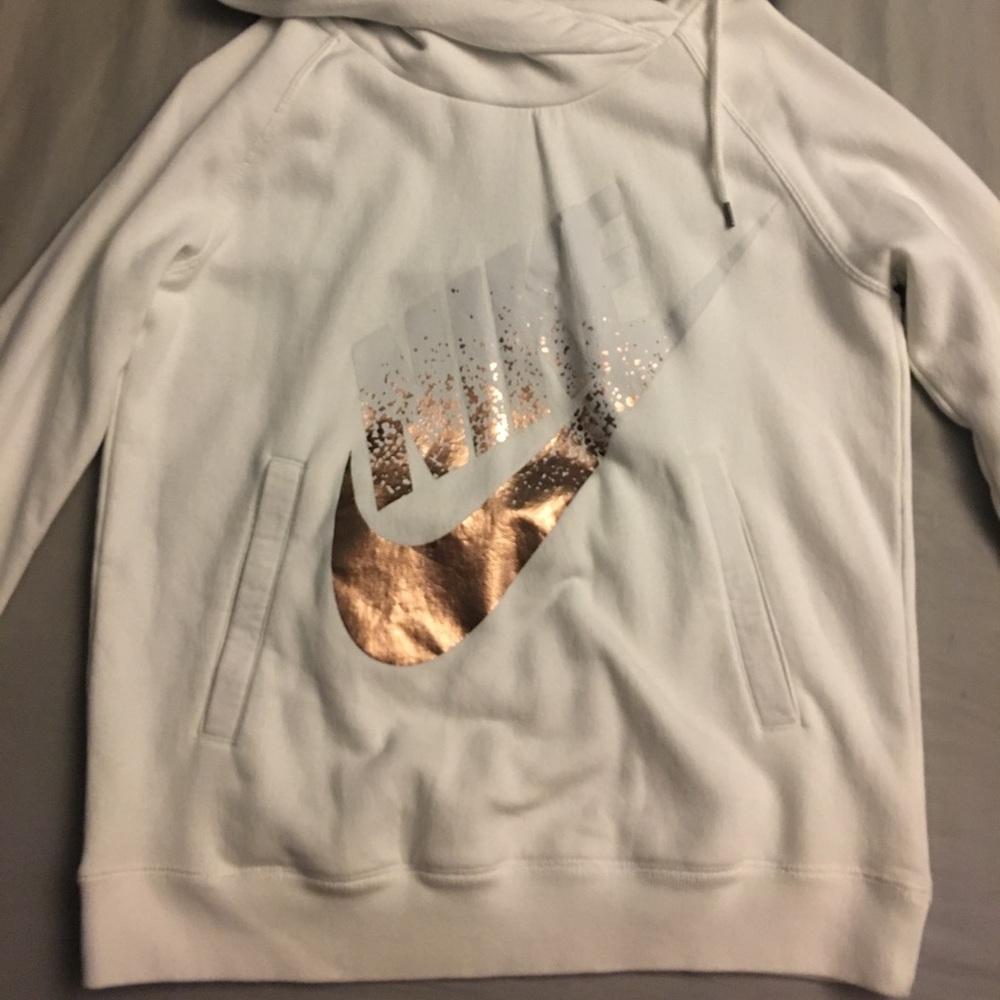 Nike foil logo hoodie
