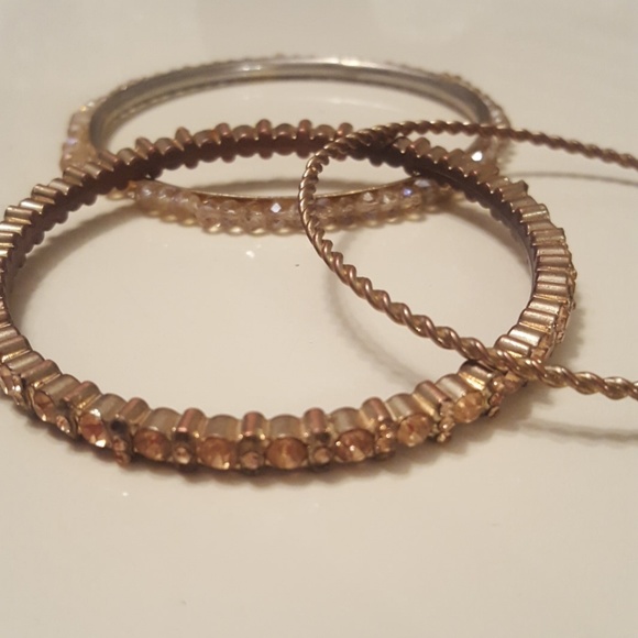 Nwot 3 bangles from Buckle, stones & crystals - Picture 4 of 8