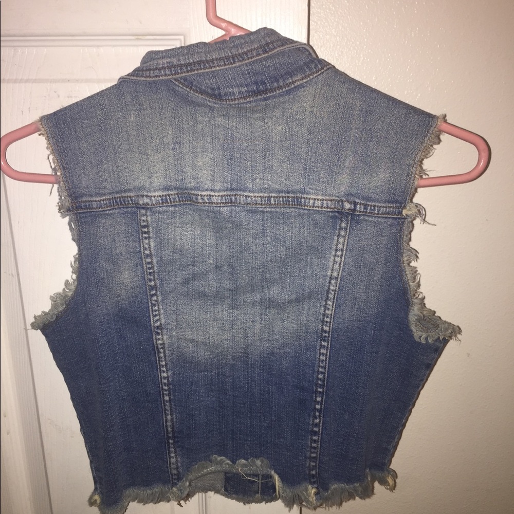 Cello Denim Jean Jacket/Vest