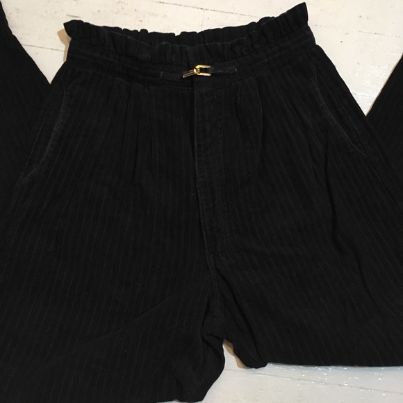 Vintage high waisted corduroy trouser pants - Picture 4 of 7