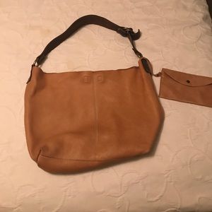 Lucky brand handbag and attached pouch