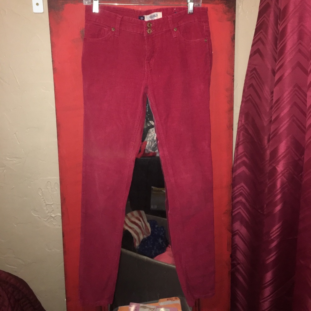 Vigold Skinny red corduroy jeans 28 5/6