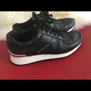 Michael Kors leather tennis shoes
