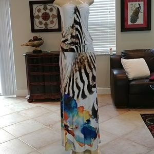 Strapless maxi dress New