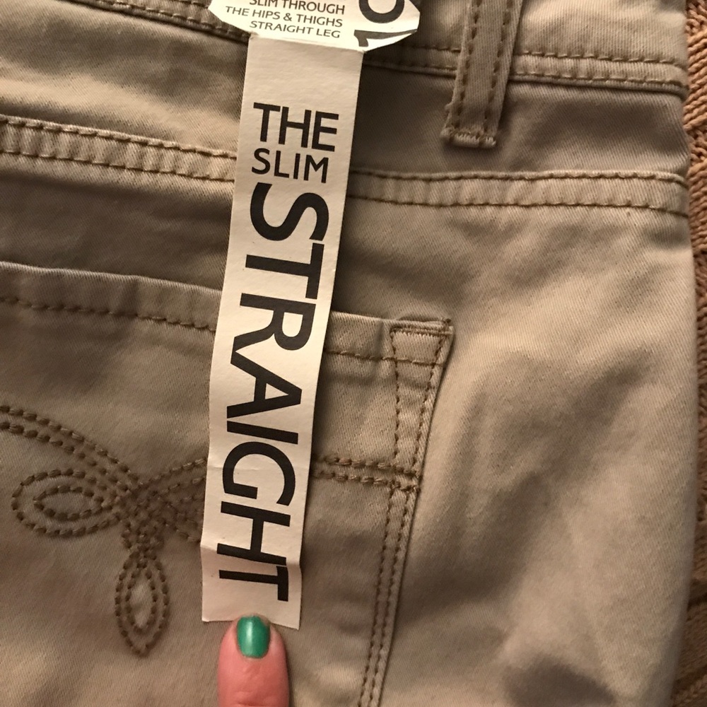 Beige ladies' slacks