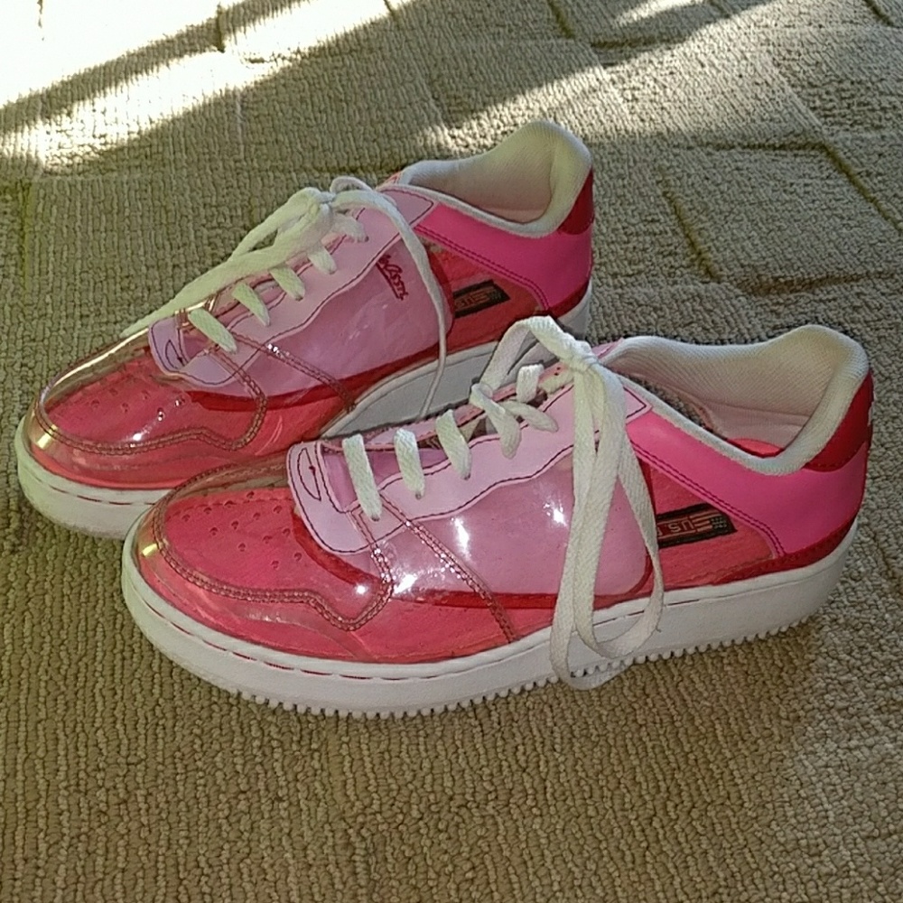 US POLO ASSN ULTRA RARE CLEAR / PINK SUMMER SHOES